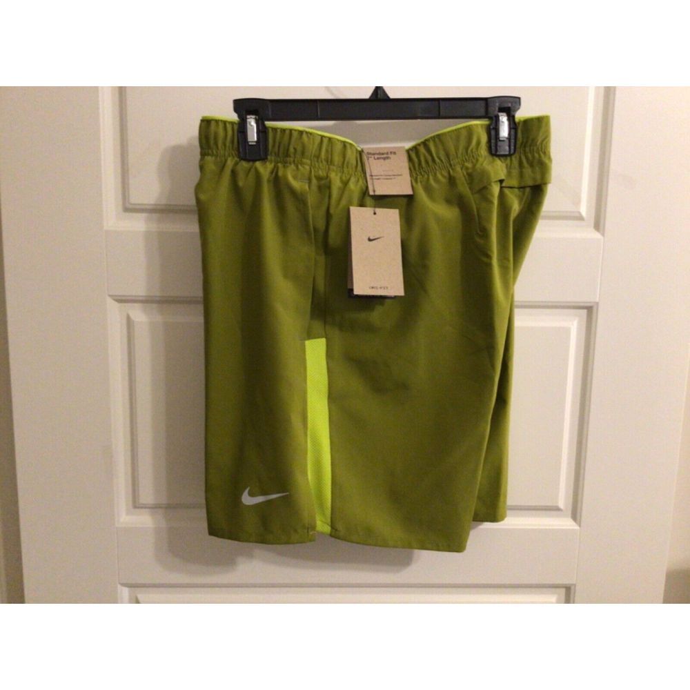 Nike Men's Challenger Dri-FIT 7'' Brief-Lined Running Shorts DV9359 Color Moss M - Picture 1 of 3